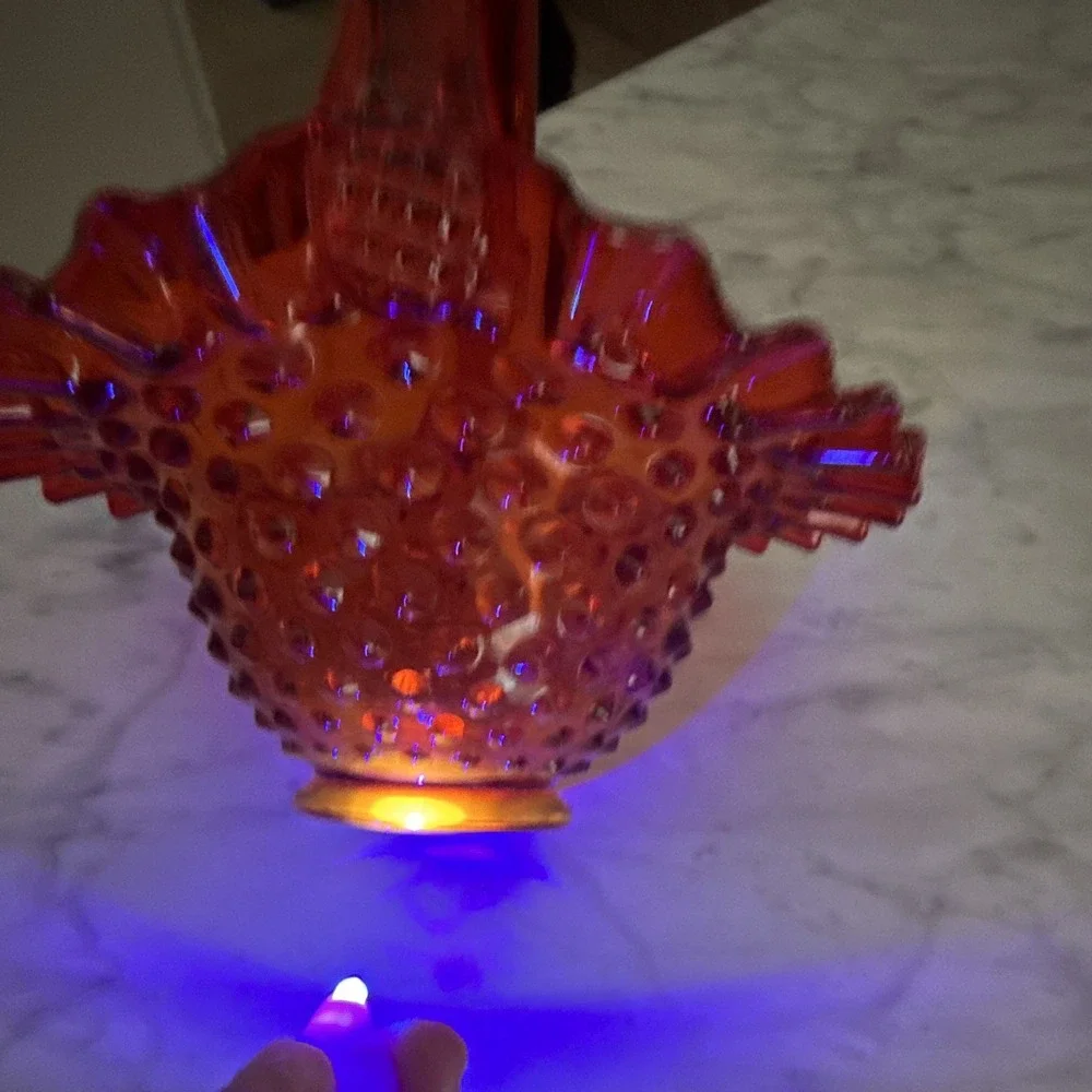 Fenton ruffled or uv